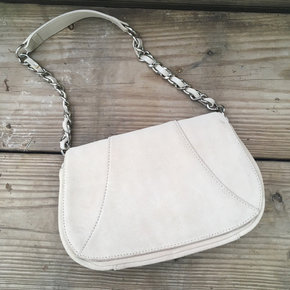 Ann Taylor LOFT small beige/cream shoulder bag